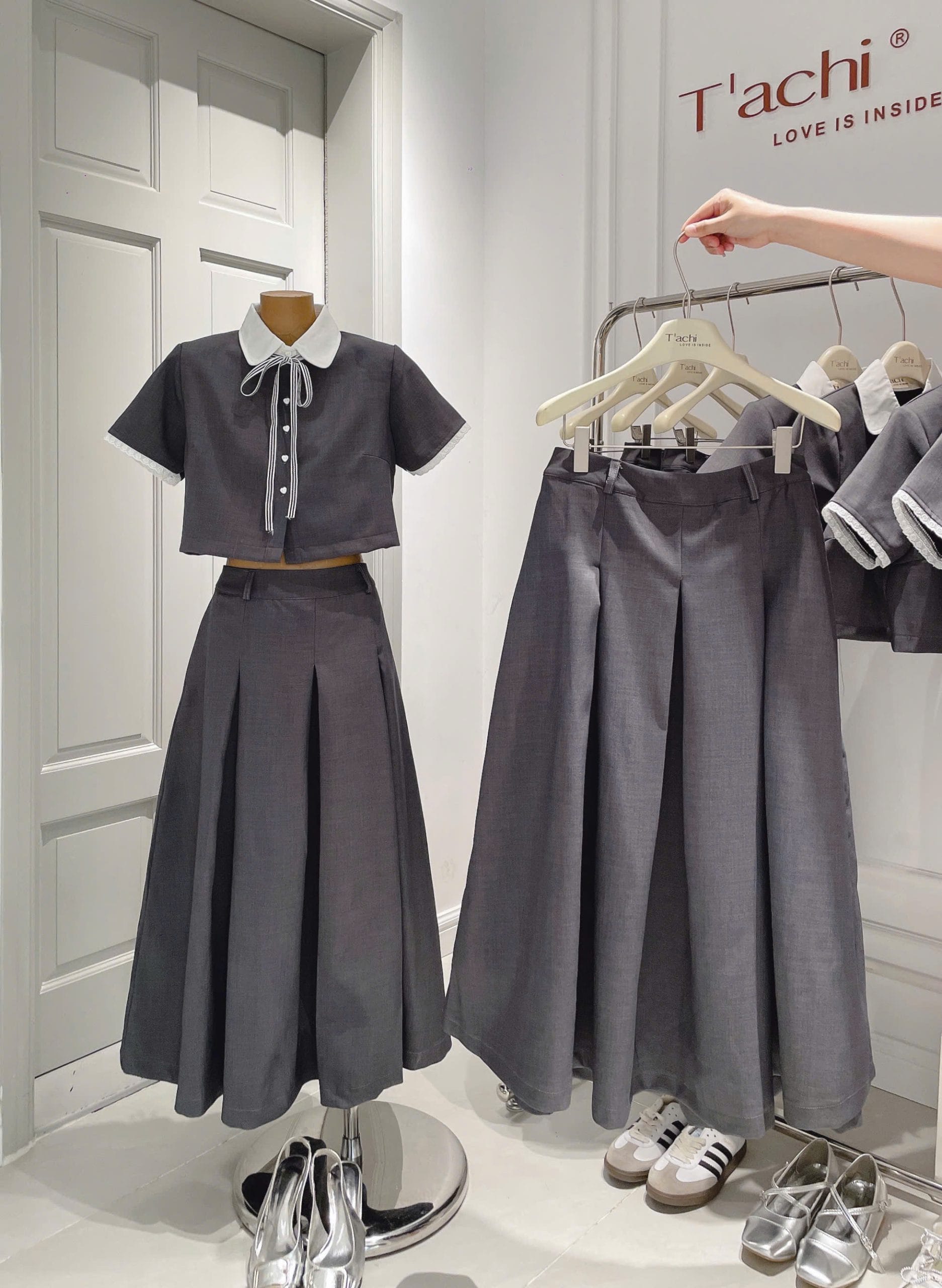 Set crop xám tại 2007 Clothing – Chất lượng làm nên phong cách-2007 clothing 